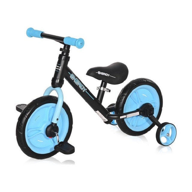 LORELLI BICYCLE WITHOUT PEDAL ENERGY 2U1 - BLACK & BLUE